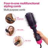 3 IN 1 HAIR BRUSH (HAIR DRYER,STRAIGHTENER & CURLER)