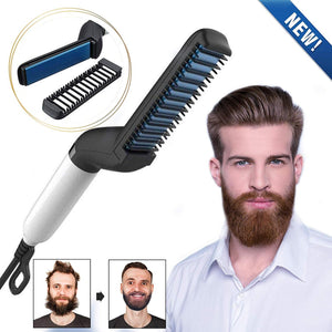 Men's Hair & Beard Straightener Brush