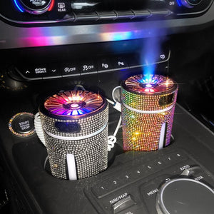 Car Air Humidifier Bling Led Light