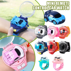 Children Cartoon Mini Rc Remote Control Car Watch